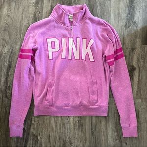 Victoria secret pink zip up pull over